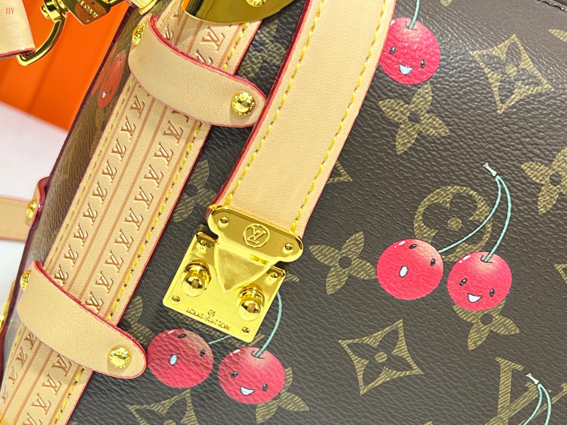 Louis Vuitton bag cherry
