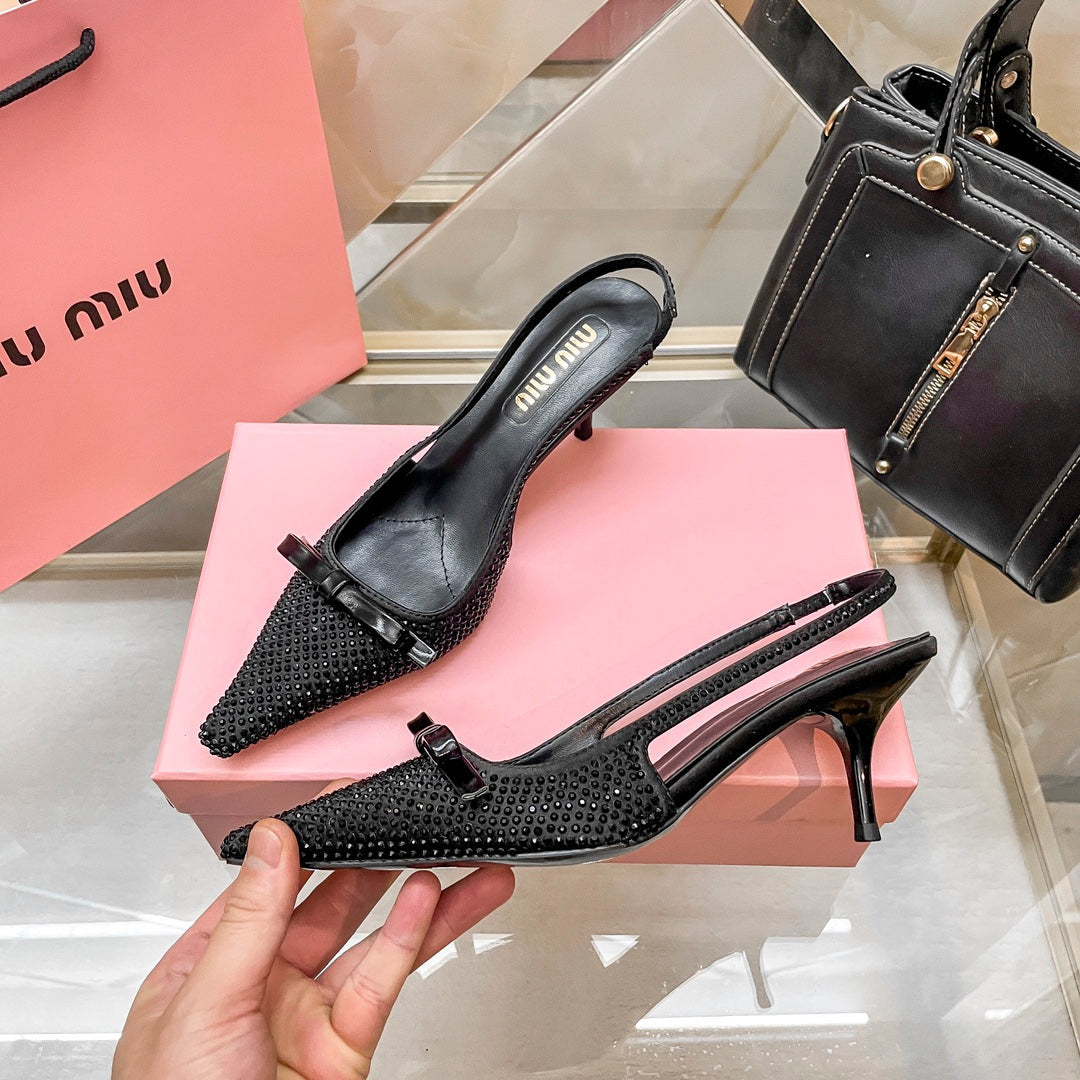 Pantofi cu toc Miu Miu
