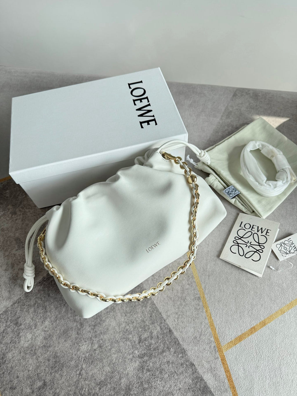 Loewe tote bag white