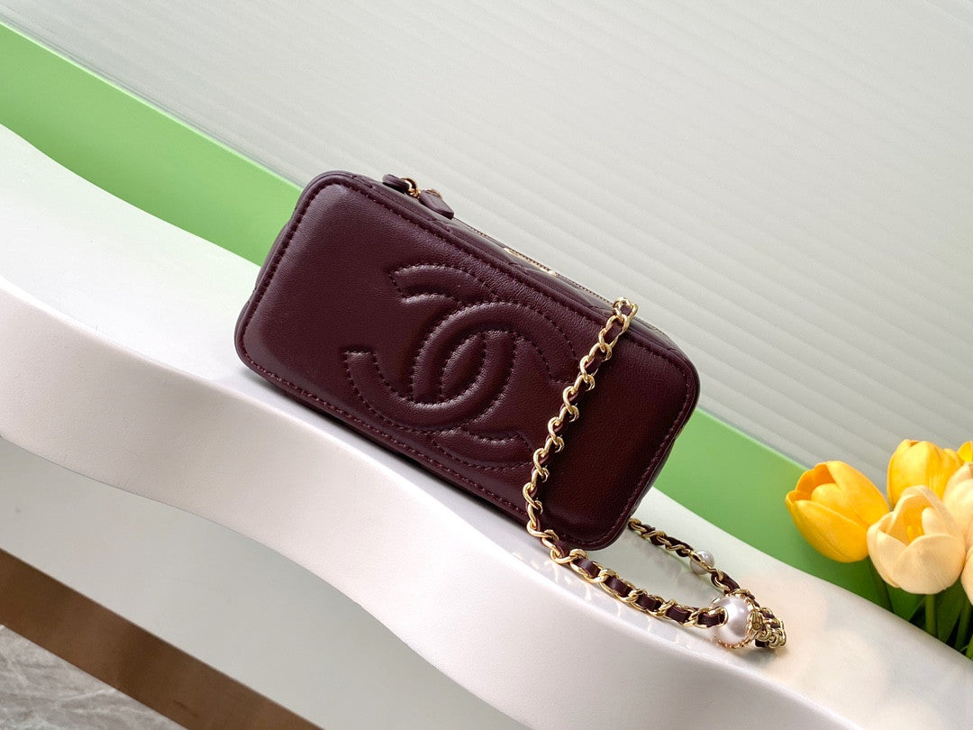 Chanel 24k Handbag Leather Purse