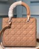 Medium Lady Dior Bag in Nude