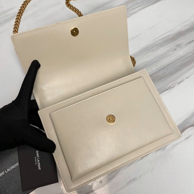 Saint Laurent Sunset Bag In Smooth Leather