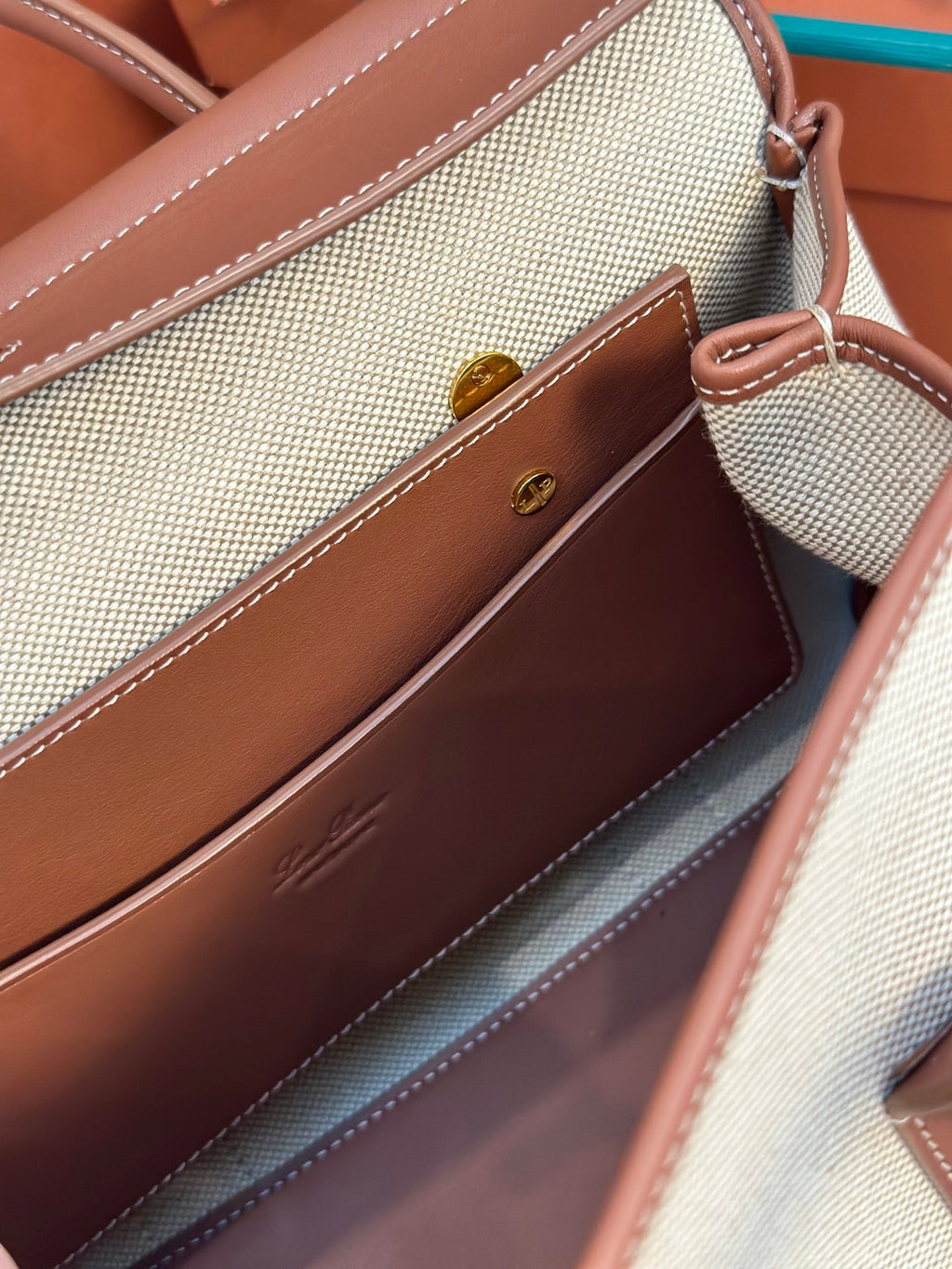 Loro Piana loom handbag