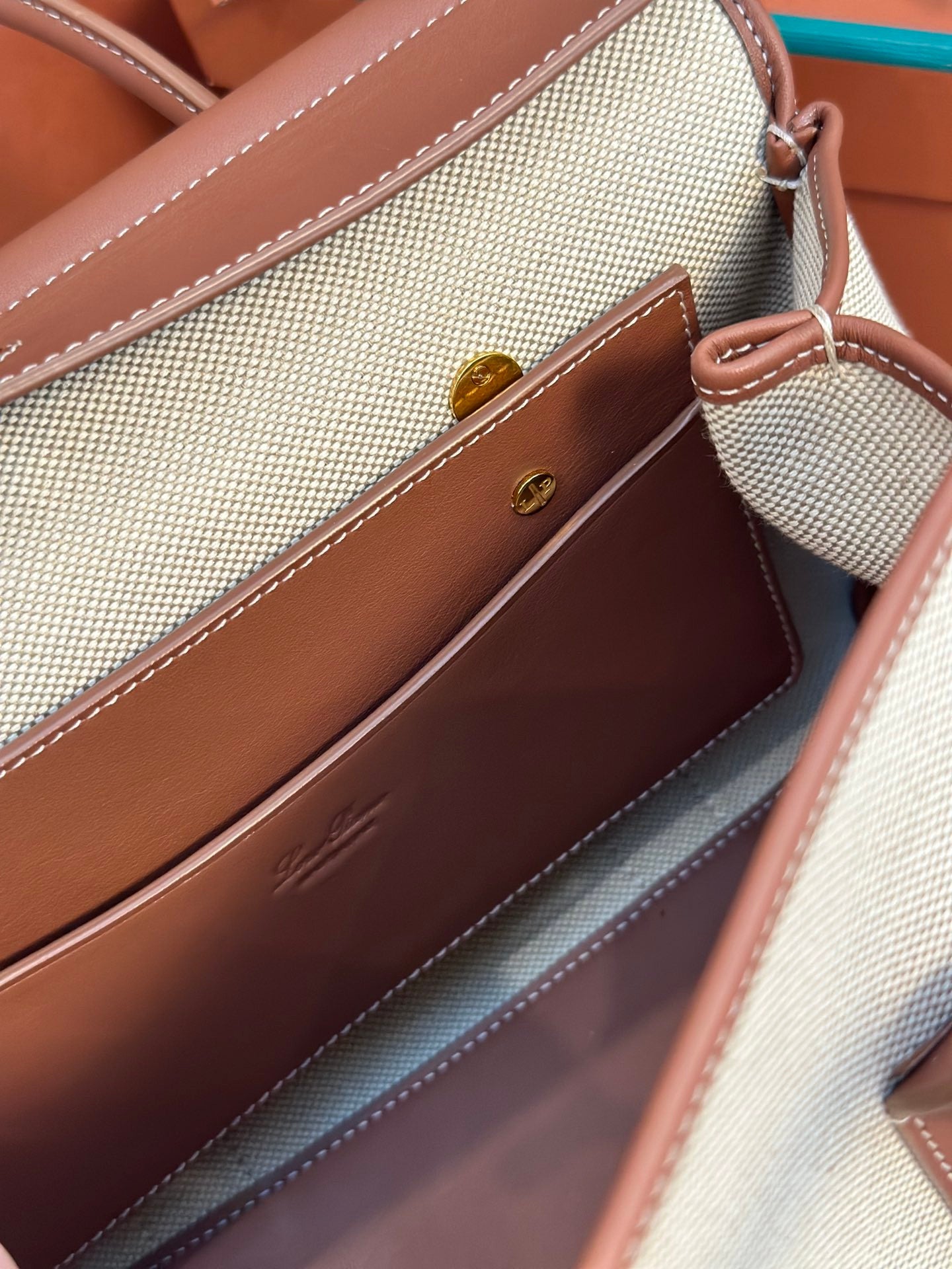 Loro Piana loom handbag