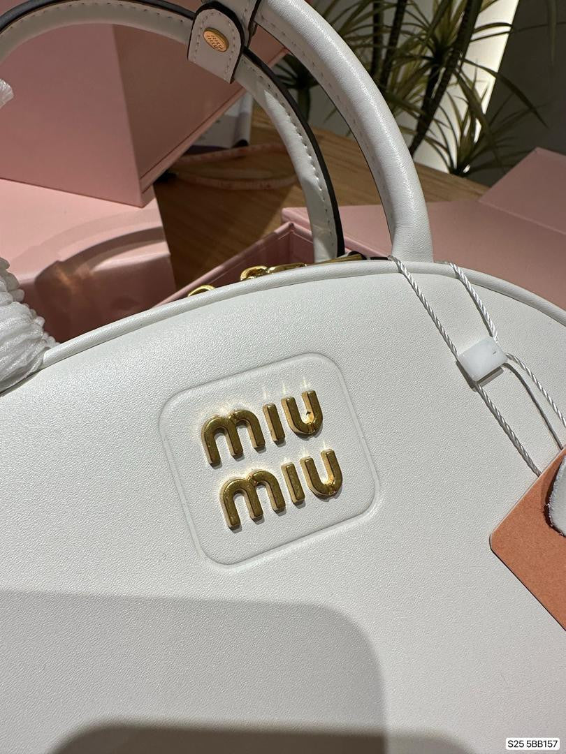 Miu Miu Patent Leather Top Handle Bag
