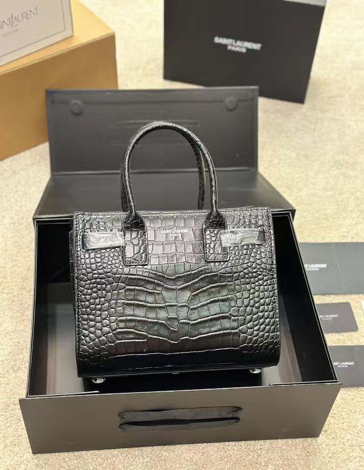 Yves Saint Laurent Bag Sac De Jour Crocodile