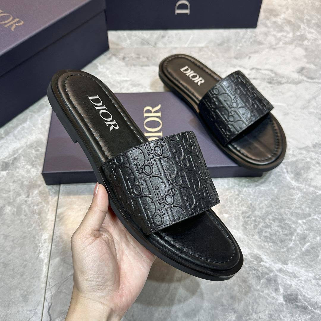 Dior slippers black
