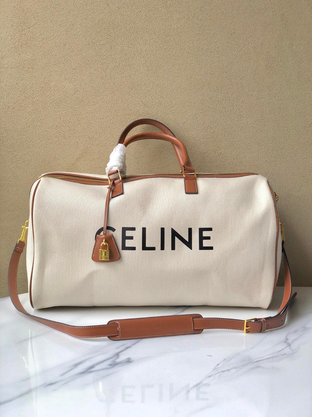 Celine Travel Bag In Canvas