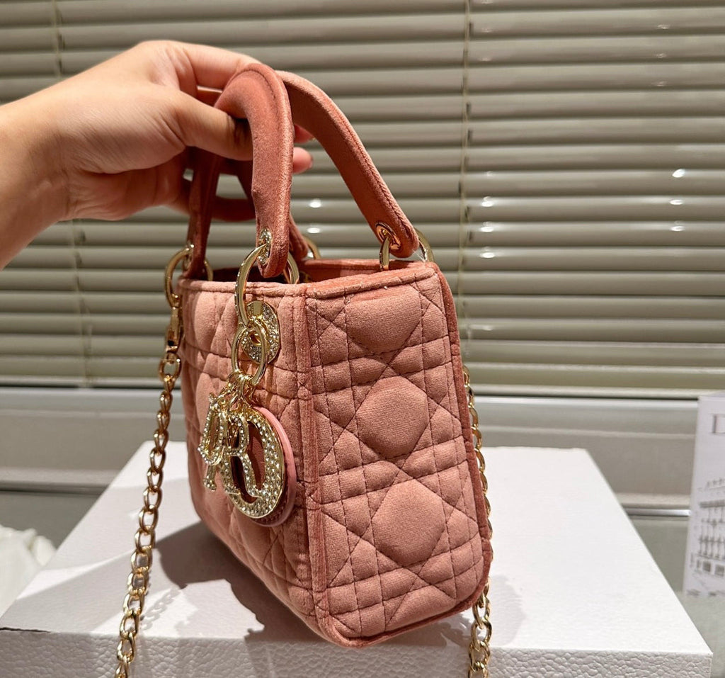 Lady Dior Velvet Plain