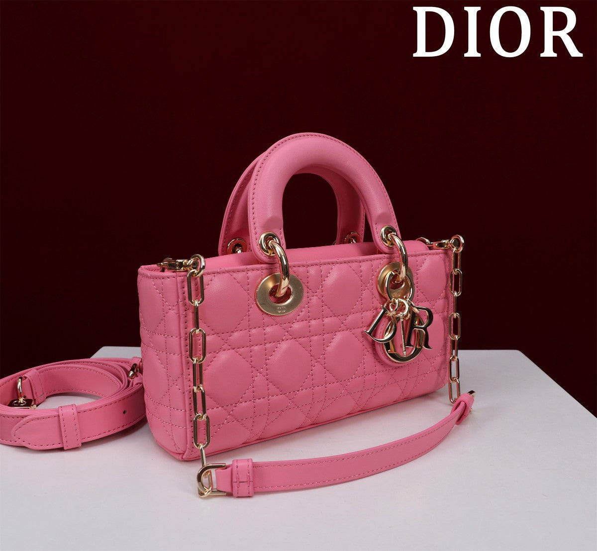Dior Lady pink bag