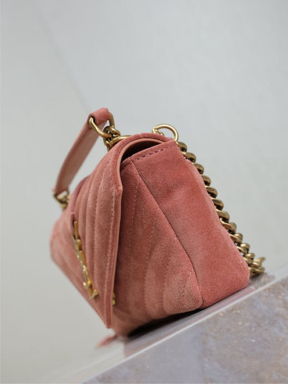 YSL Suede Purse