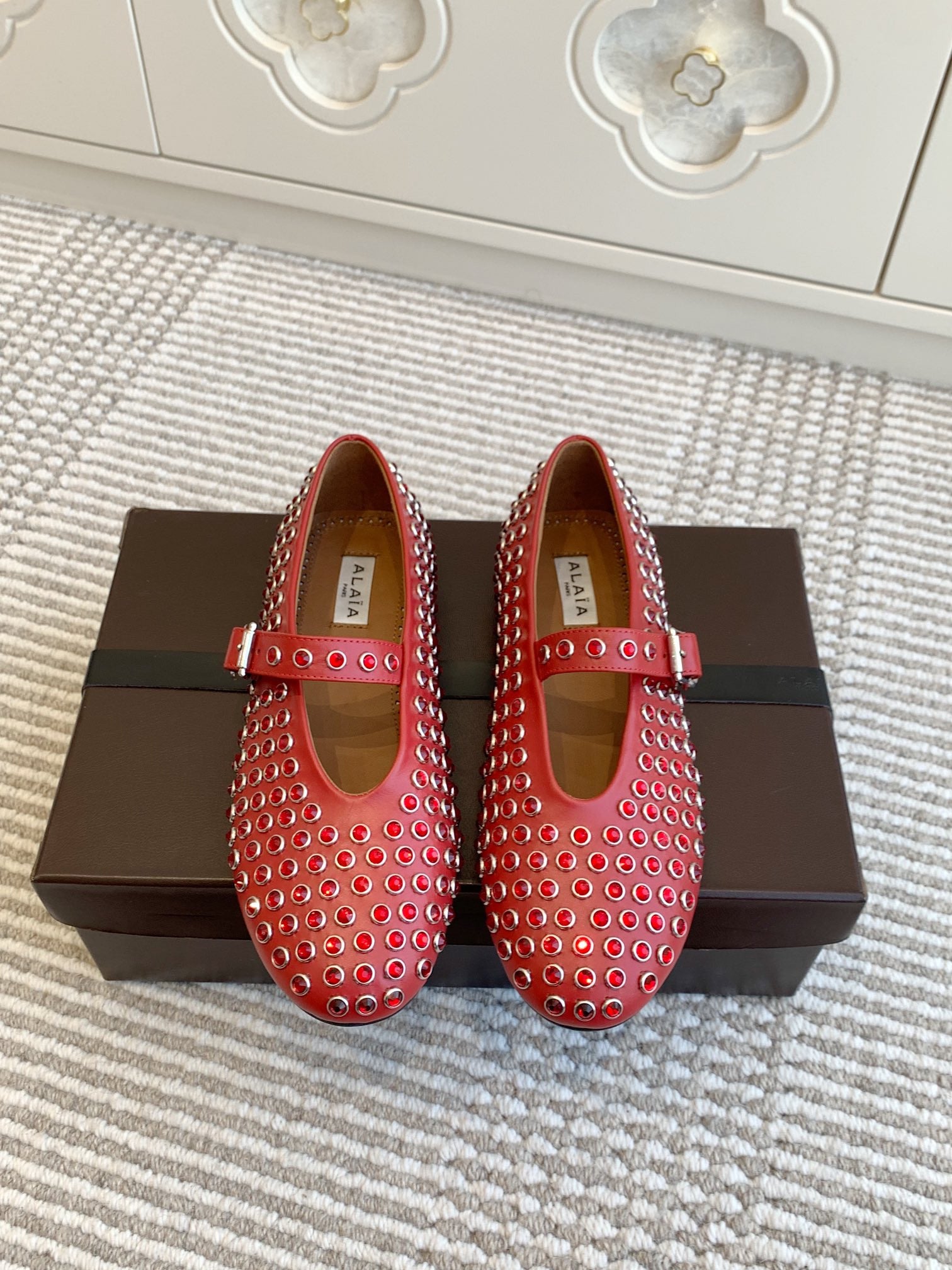 Alaia ballet shoes