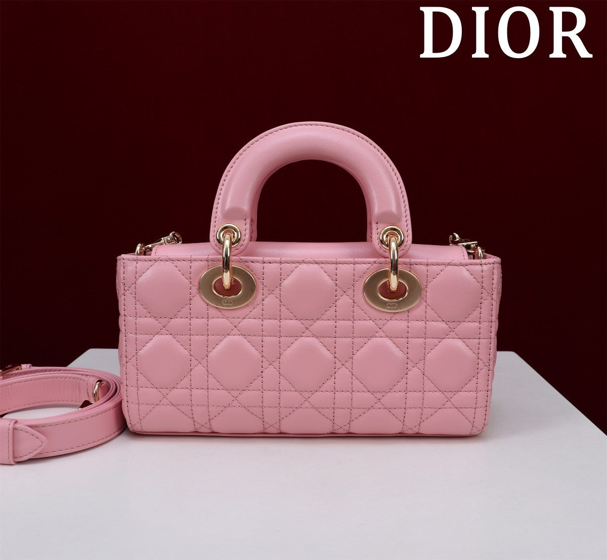 Dior pink Lady bag