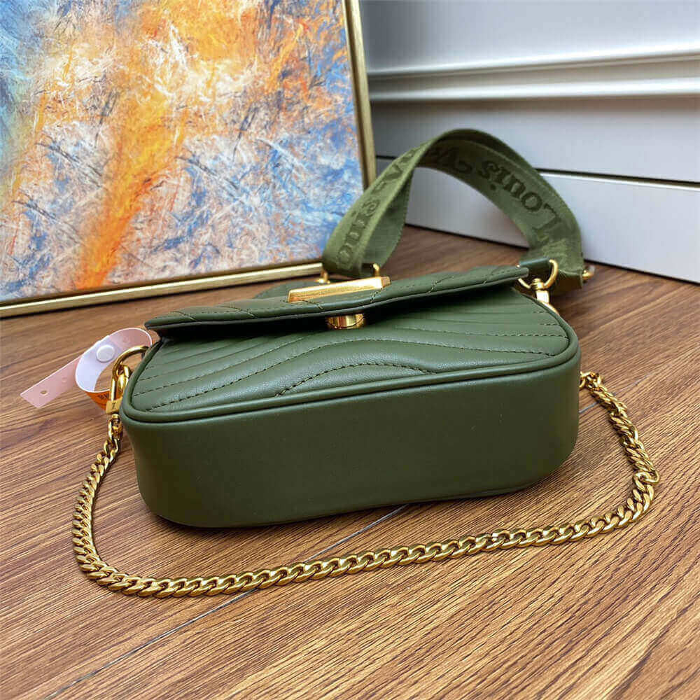 Geantă de mână Louis Vuitton Wave Green Pochette