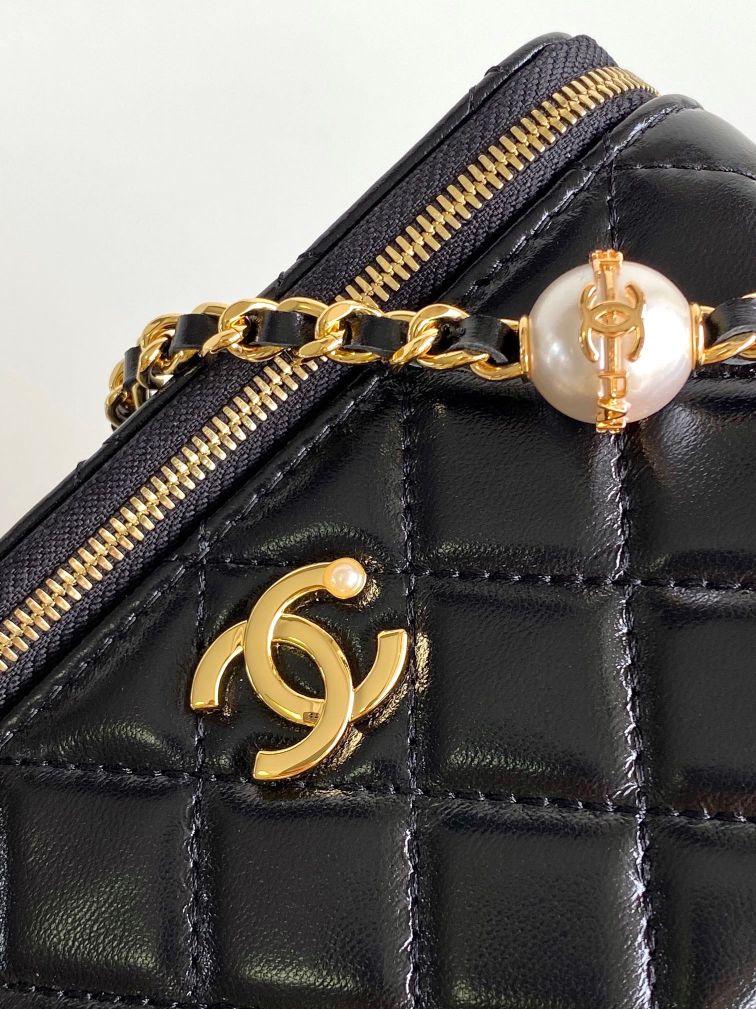 Chanel Handbag Leather Purse