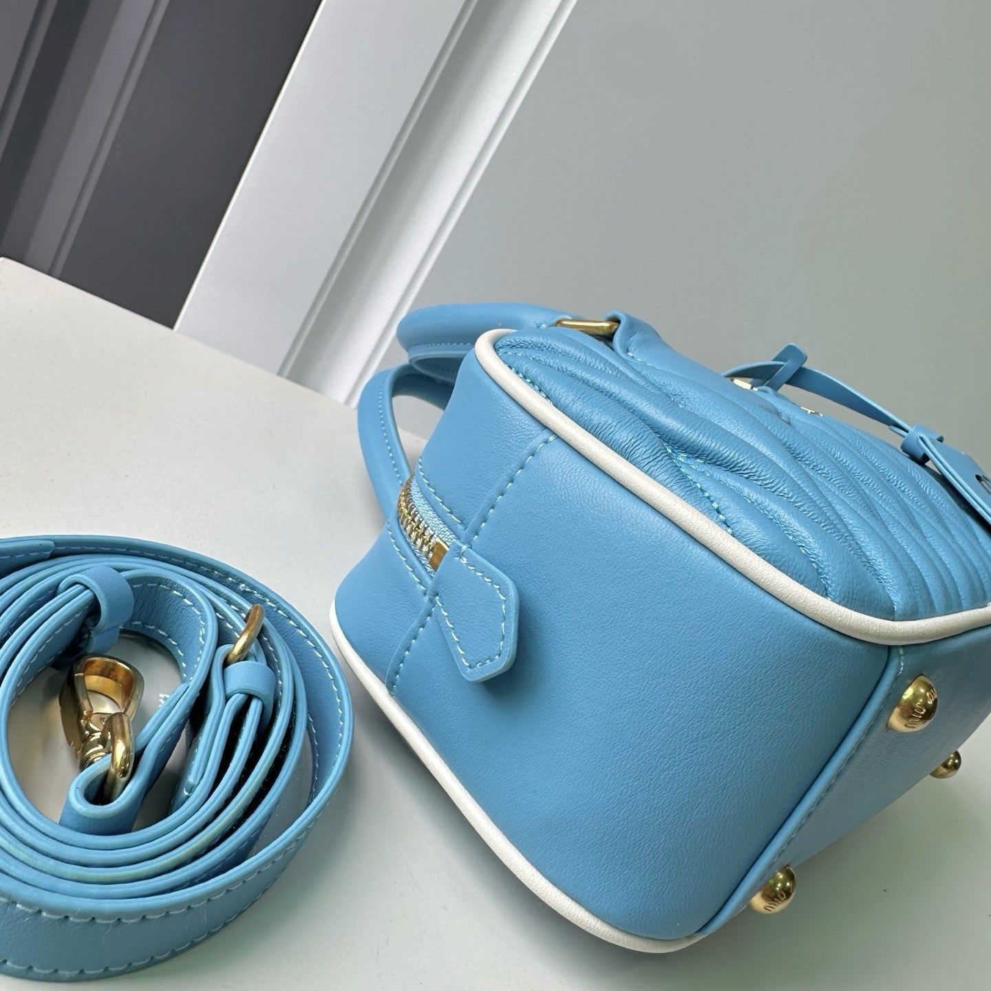 Miu Miu blue bag