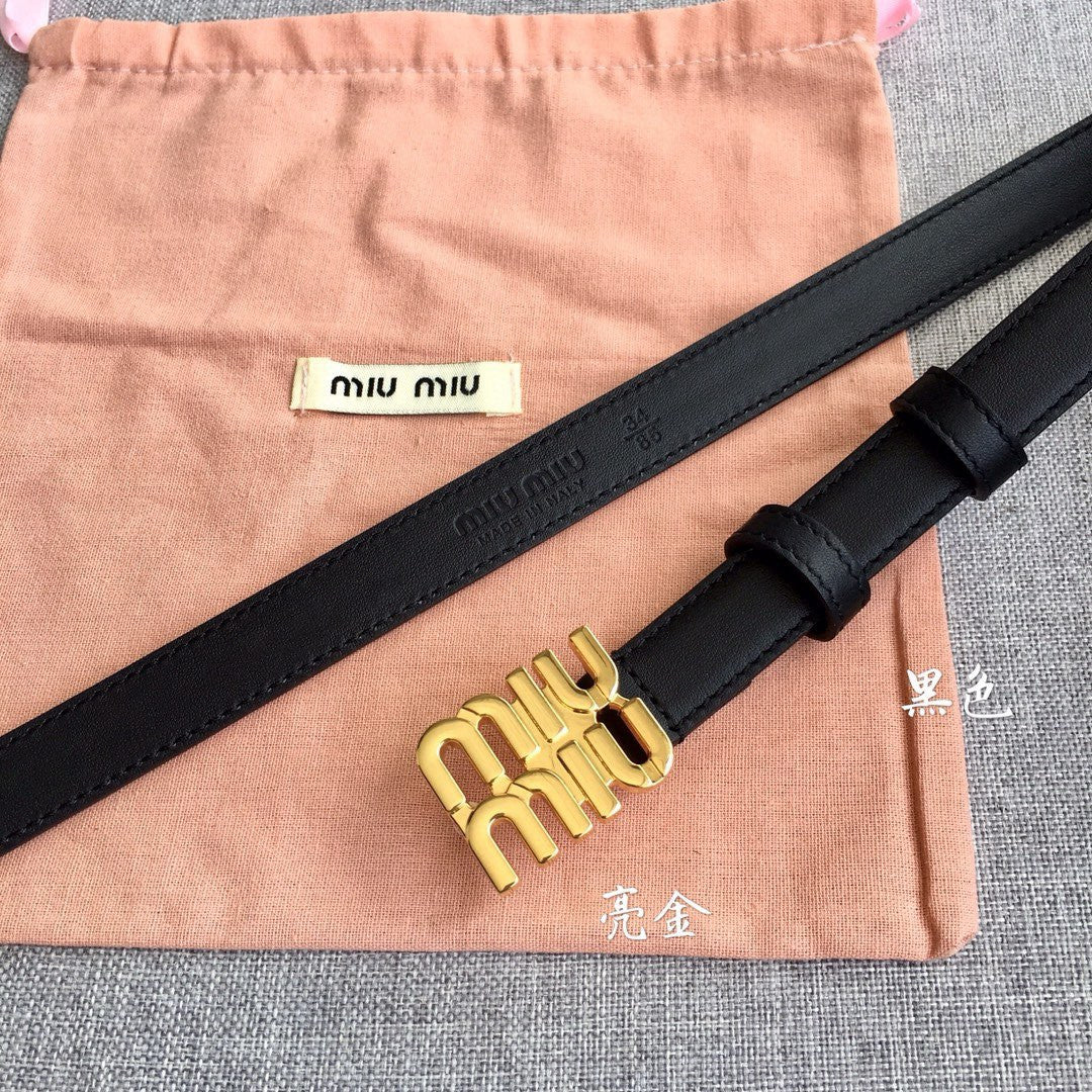 Miu Miu Leather Belt