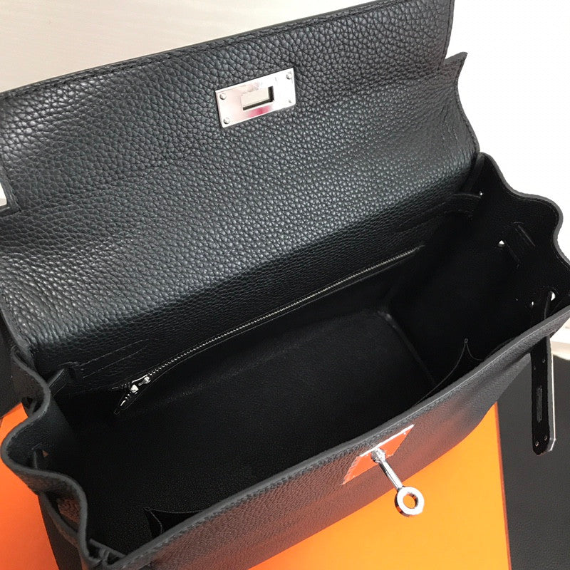 Geantă Hermes Kelly Epsom Neagră 28