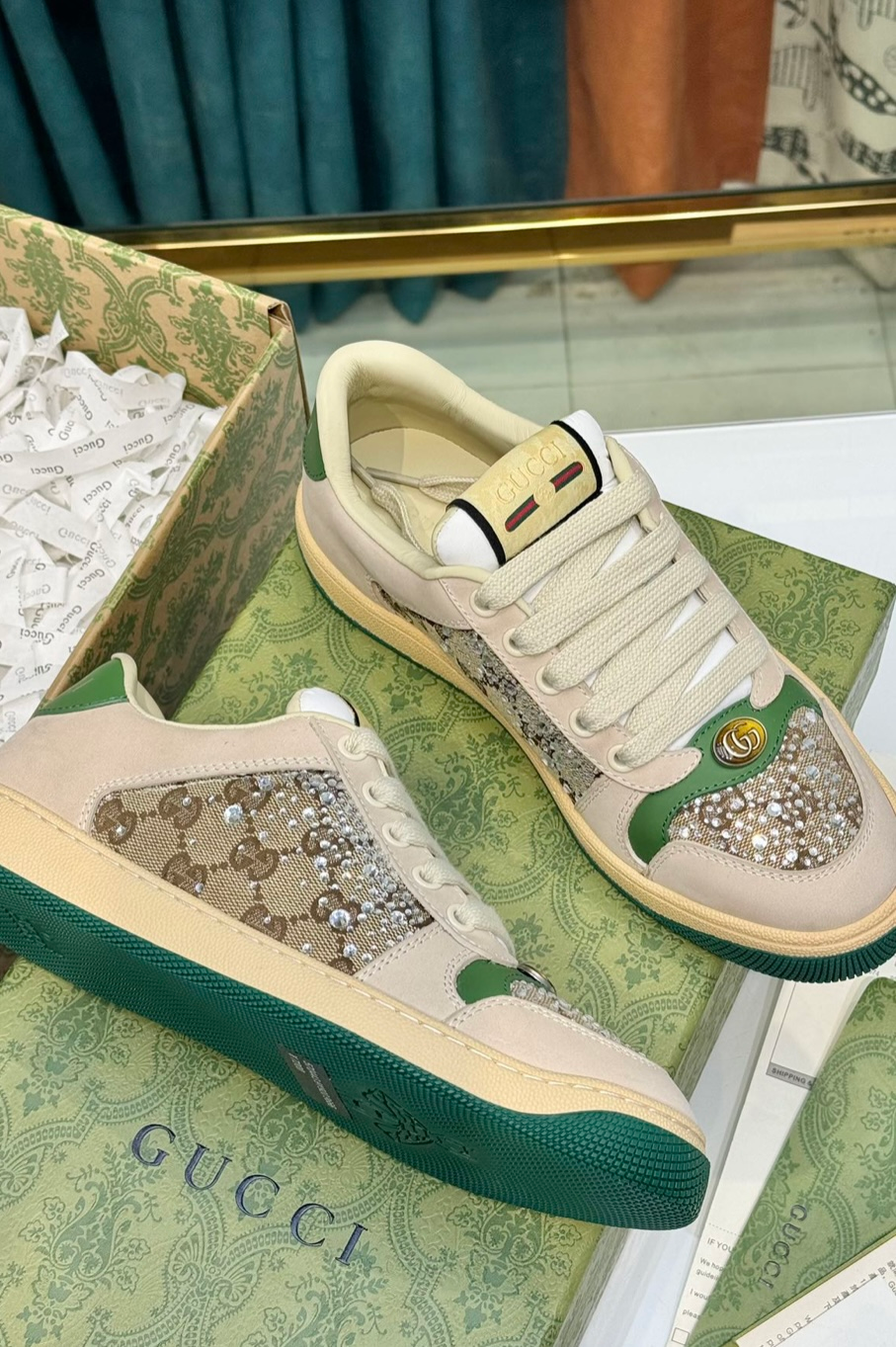 Teniși cu ornament Gucci