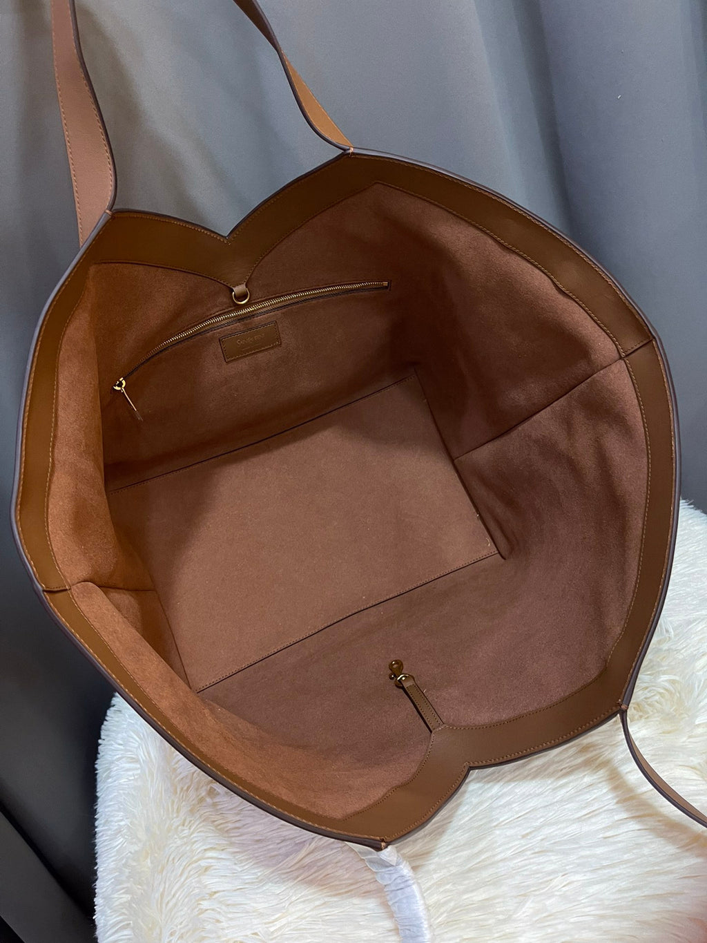 YSL Y tote in leather