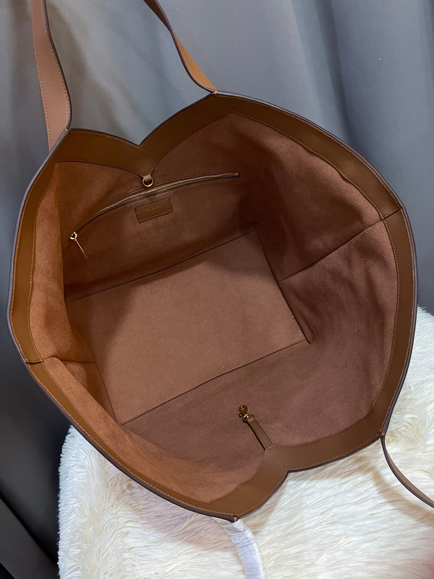 YSL Y tote in leather
