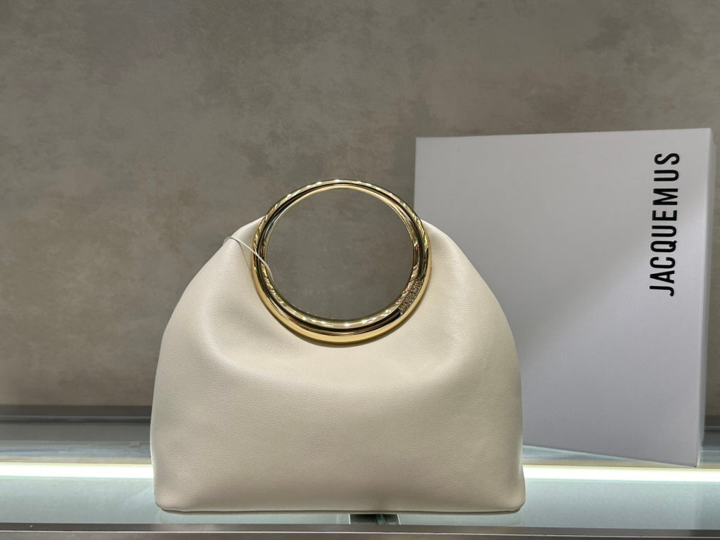 Geantă Jacquemus Les Sculptures albă