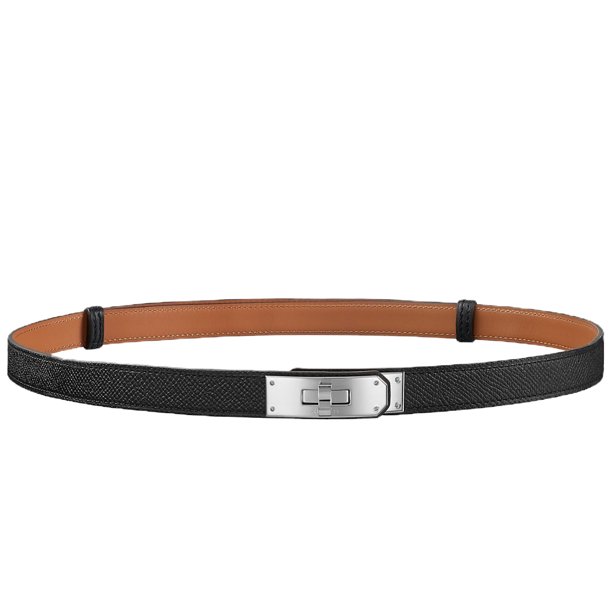 Hermes Kelly 18 Belt In Black Epsom Leather