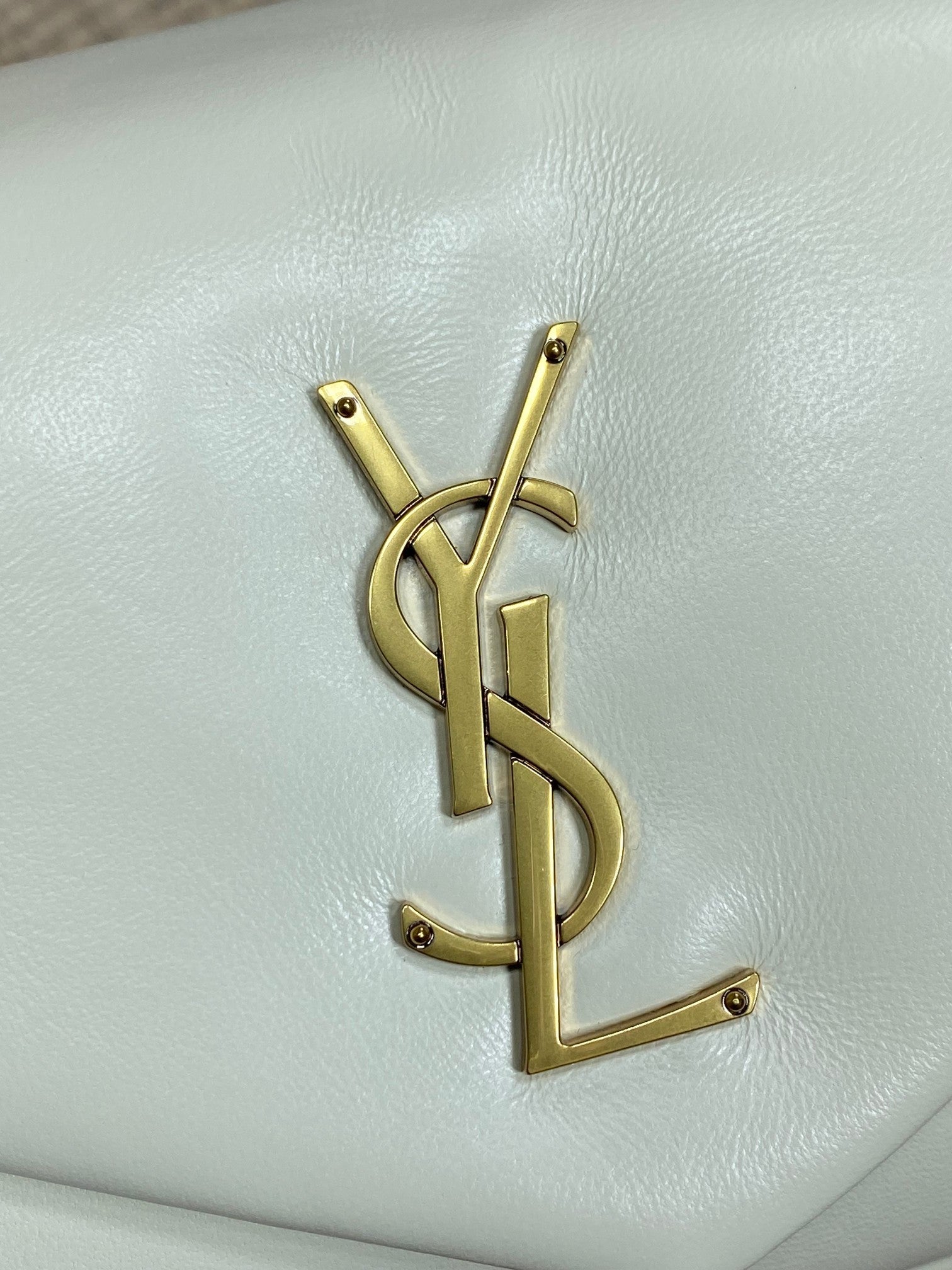 YSL Calypso bag white
