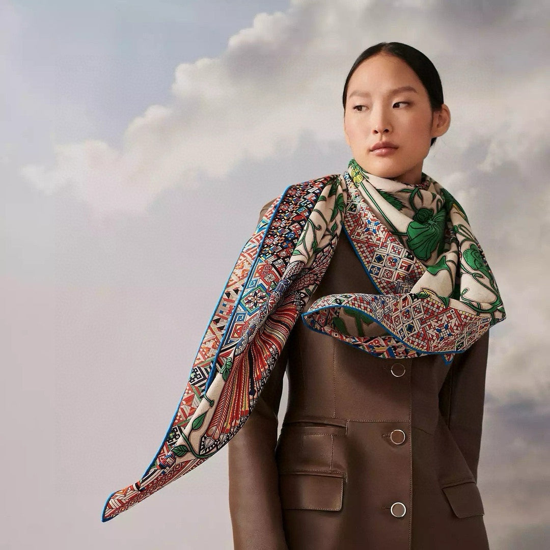 Shawl Hermes Le Jaguar 140
