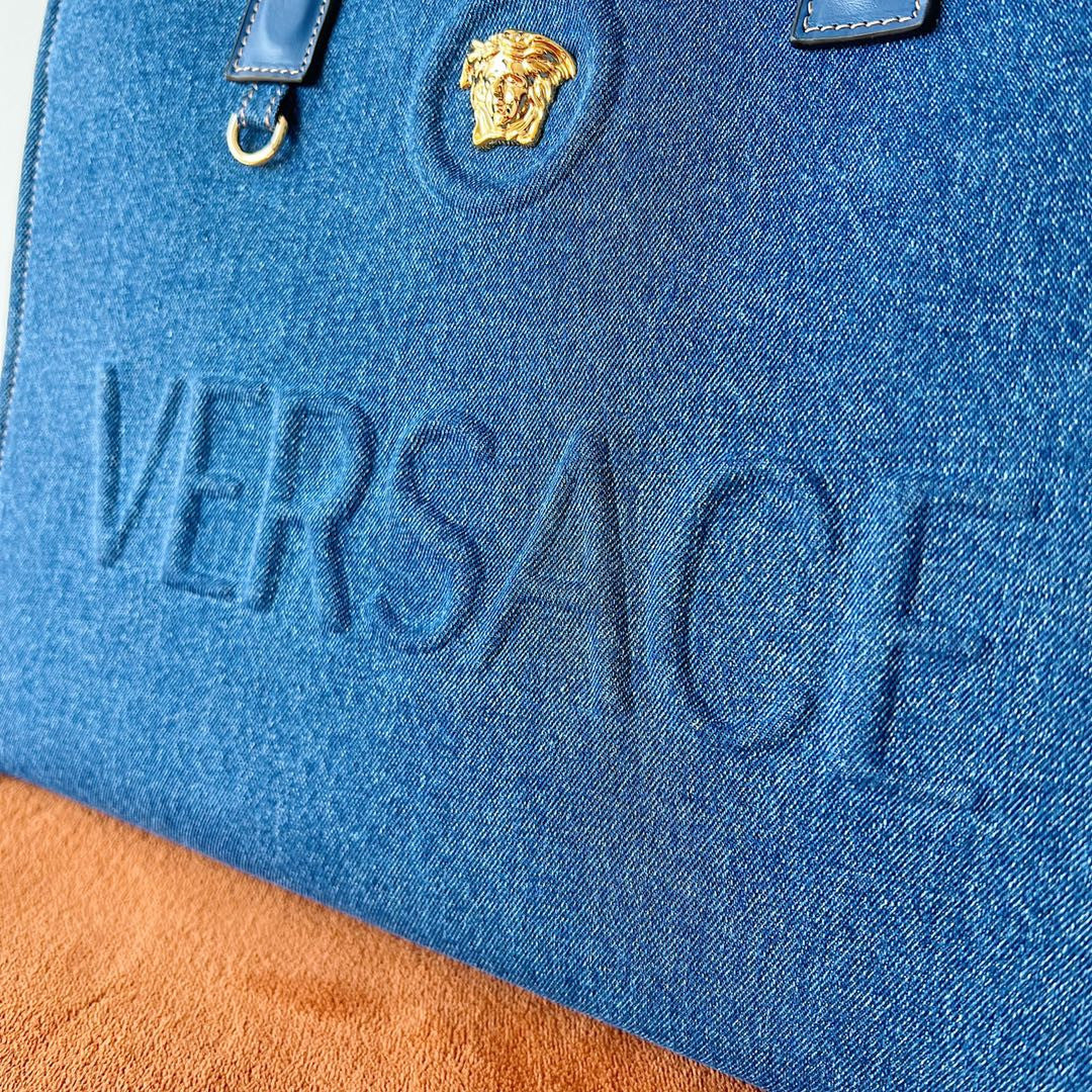 Versace tote bag denim