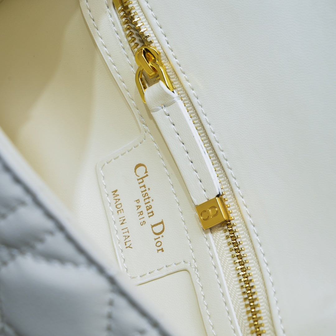 Dior Caro Bag In White