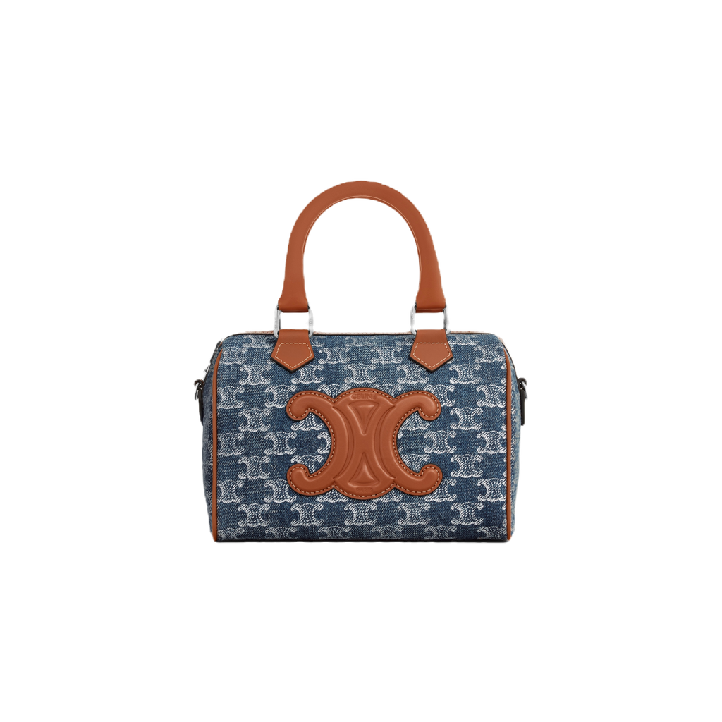 Celine Small Boston In Denim