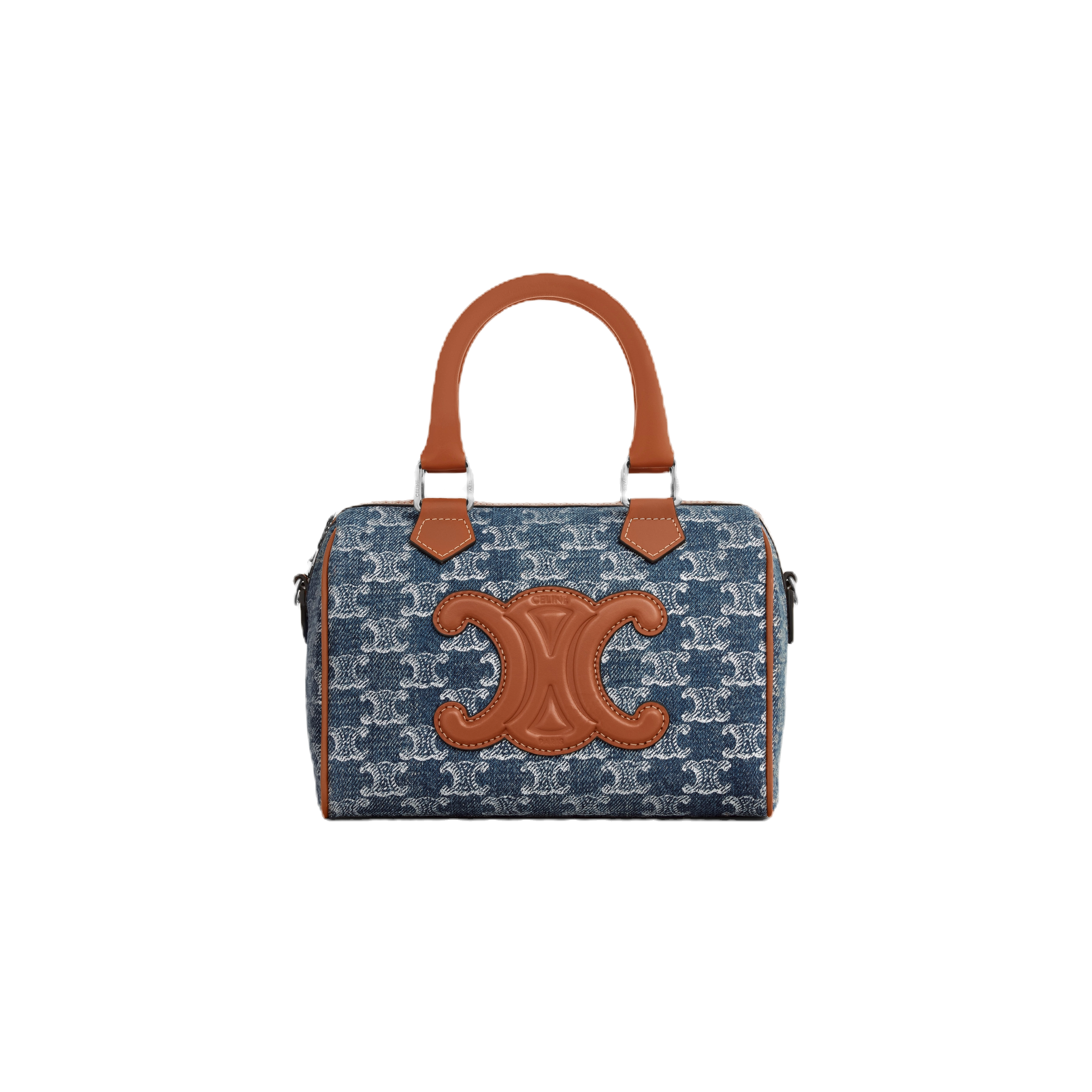 Celine Small Boston In Denim