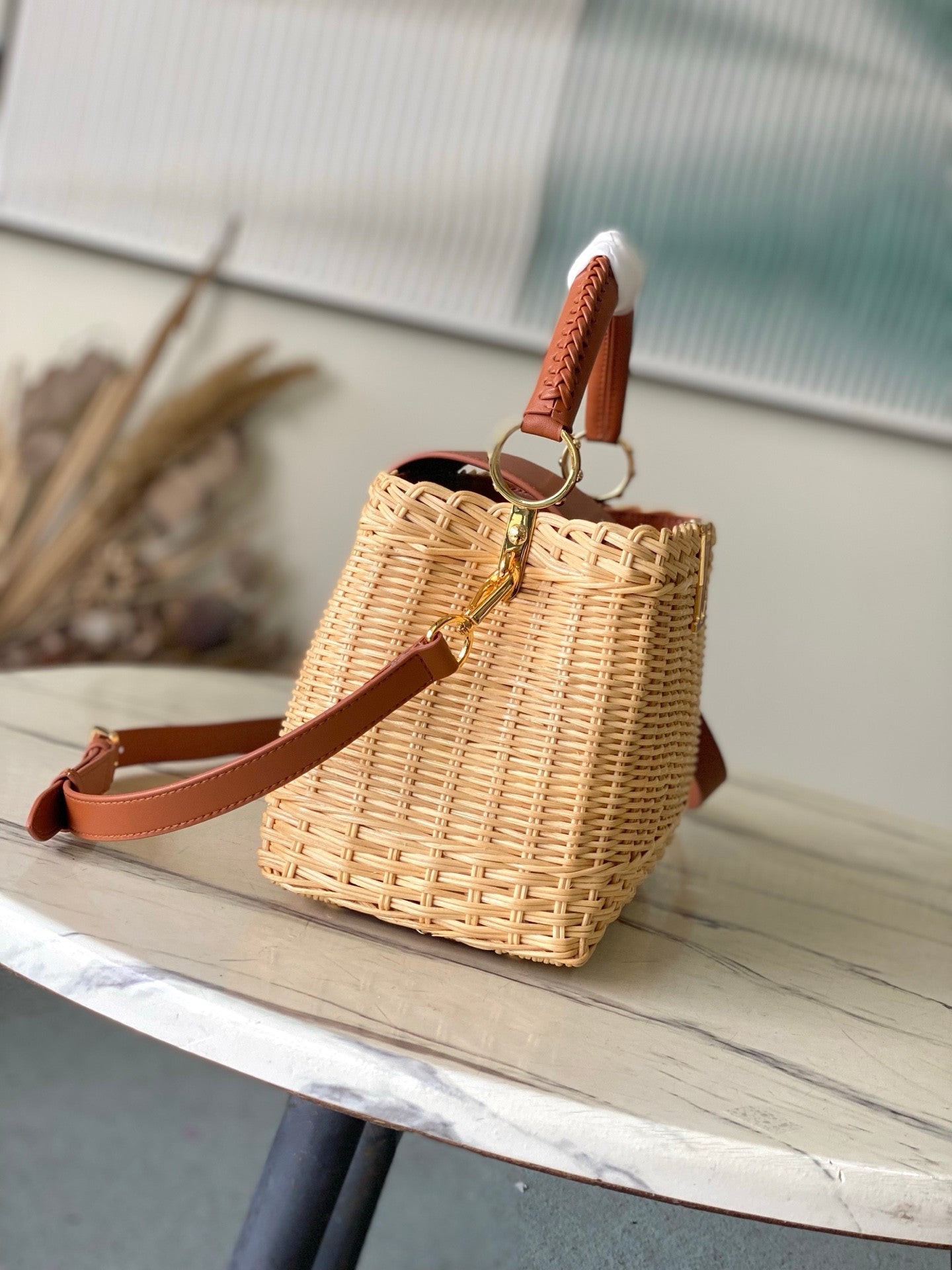 LV Straw Bag