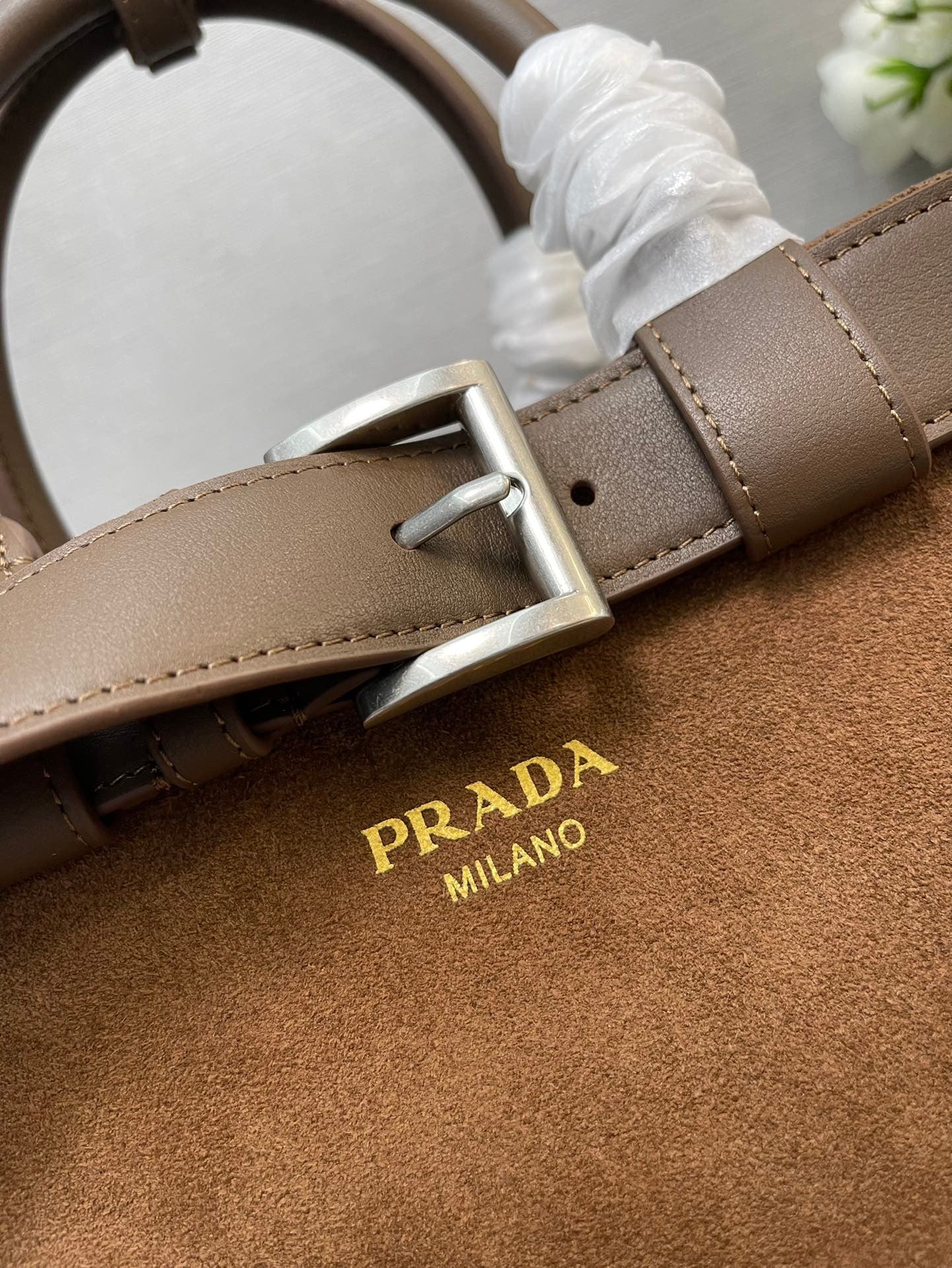 Prada Buckle Handbag