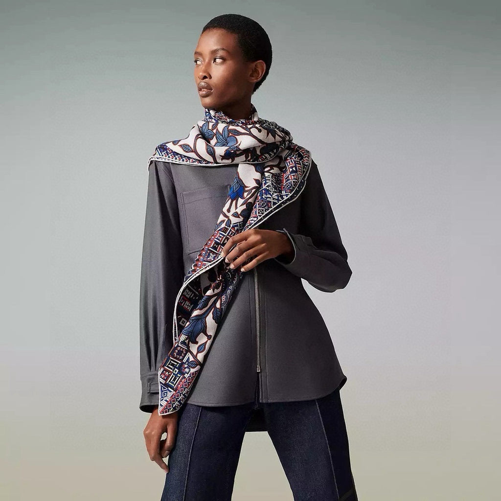 Shawl Hermes Le Jaguar 140