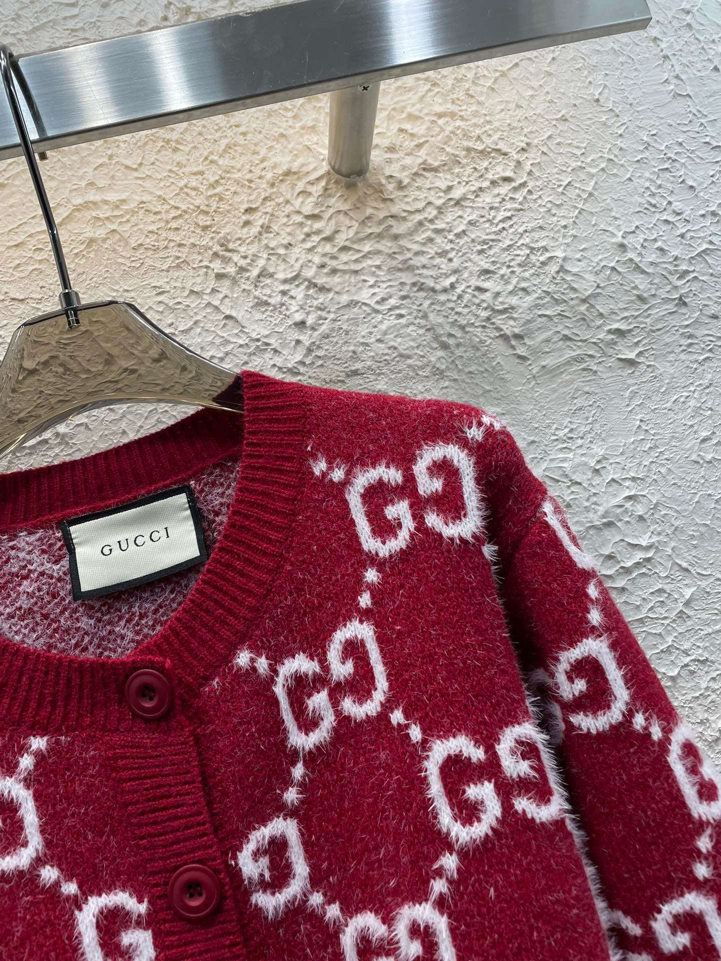 Cardigan Gucci in bordo