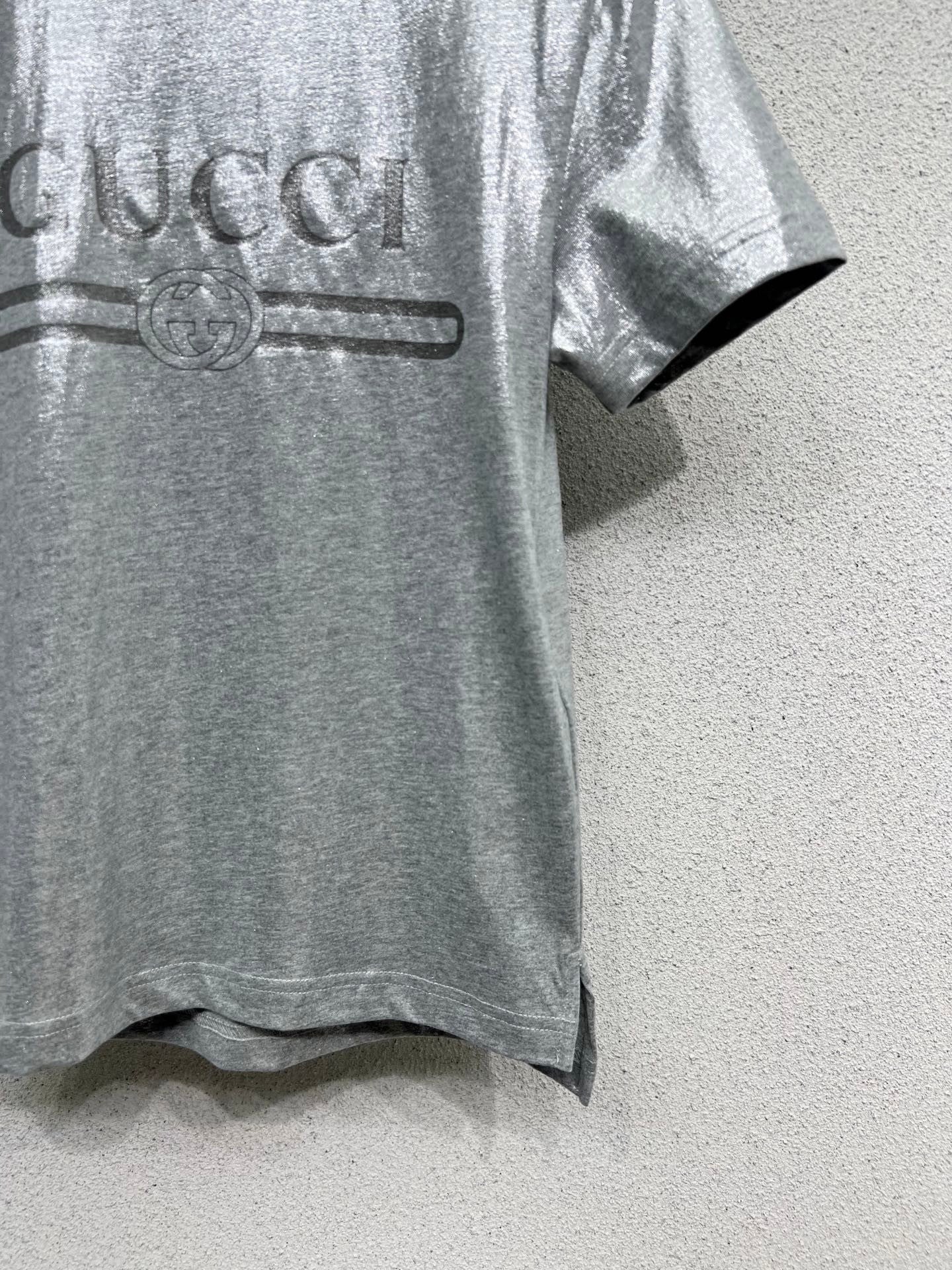 Gucci t shirt silver
