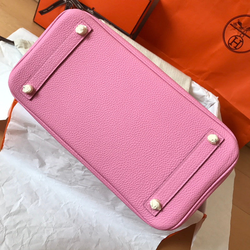 Hermes Birkin Barbie In Rose Confetti leather