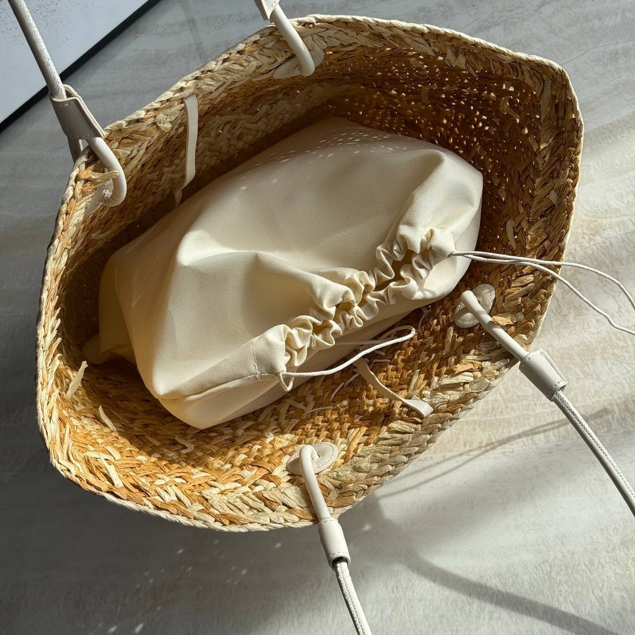 Loewe straw bag