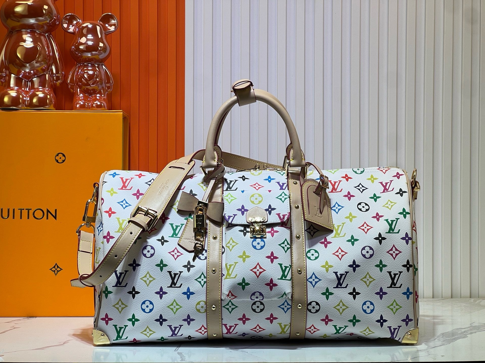 Louis Vuitton murakami travel bag