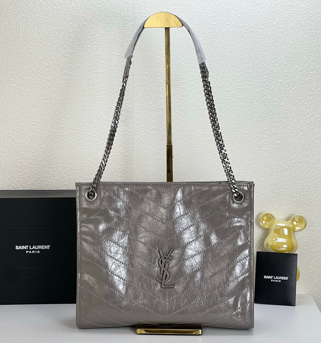 YSL Niki bag grey