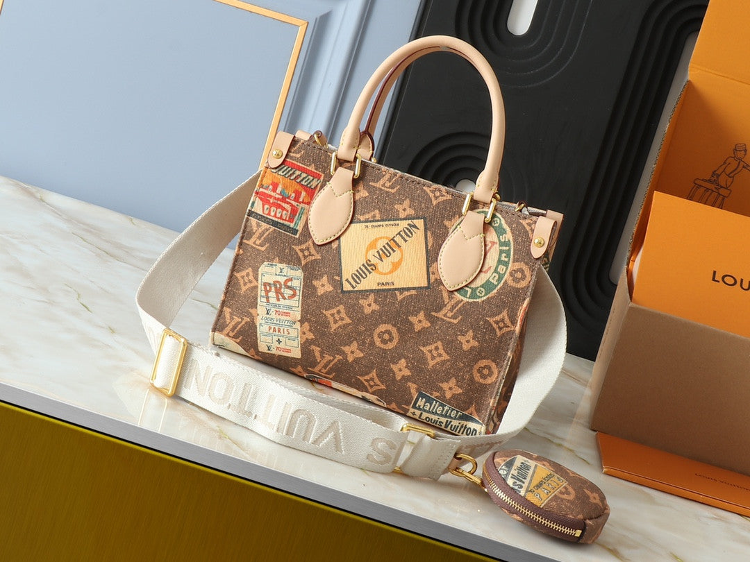 Louis Vuitton on the go