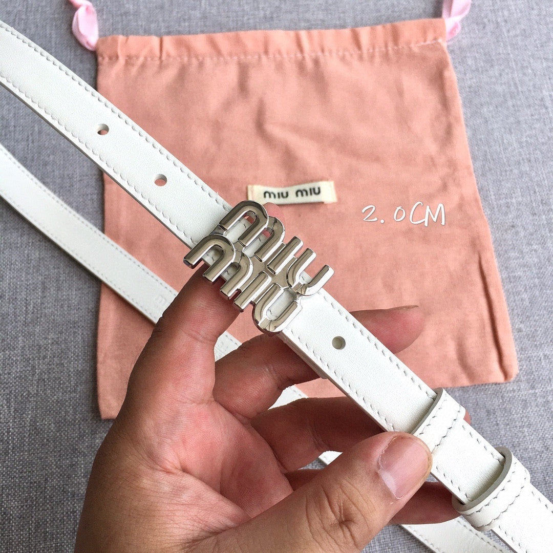 Miu Miu Leather Belt