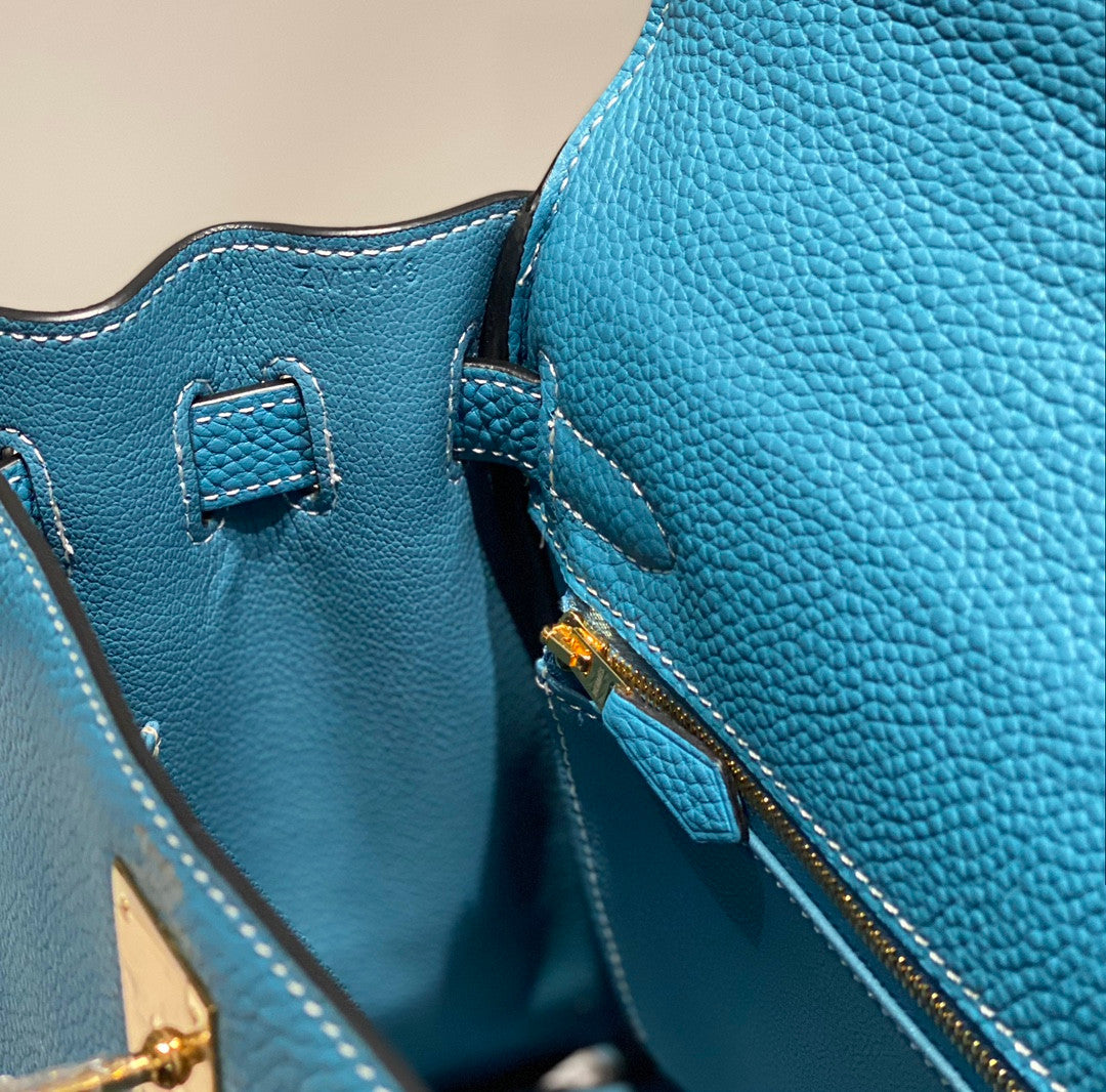 Hermes Kelly Denim Blue