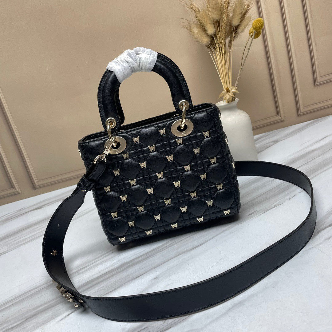 Small Dior Bag With Butterfly Cannage