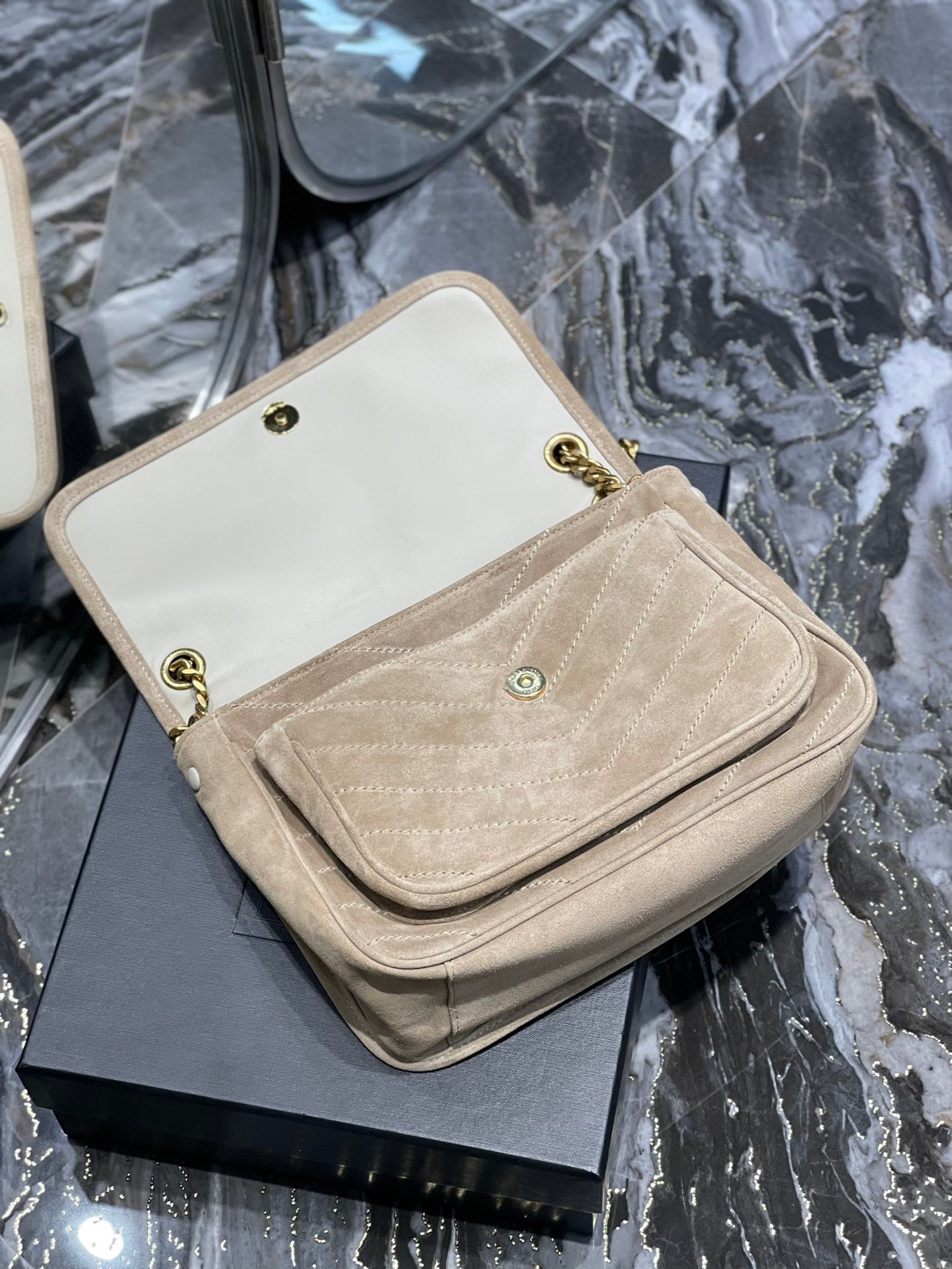 YSL Bag In suede