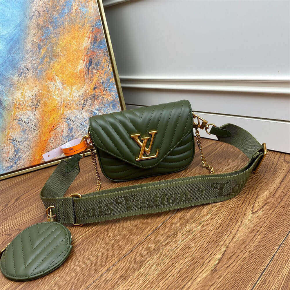 Geantă de mână Louis Vuitton Wave Green Pochette