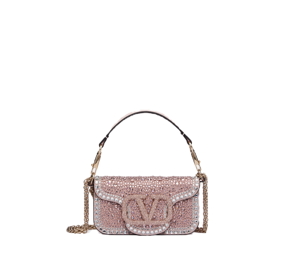 Valentino pink crystal bag