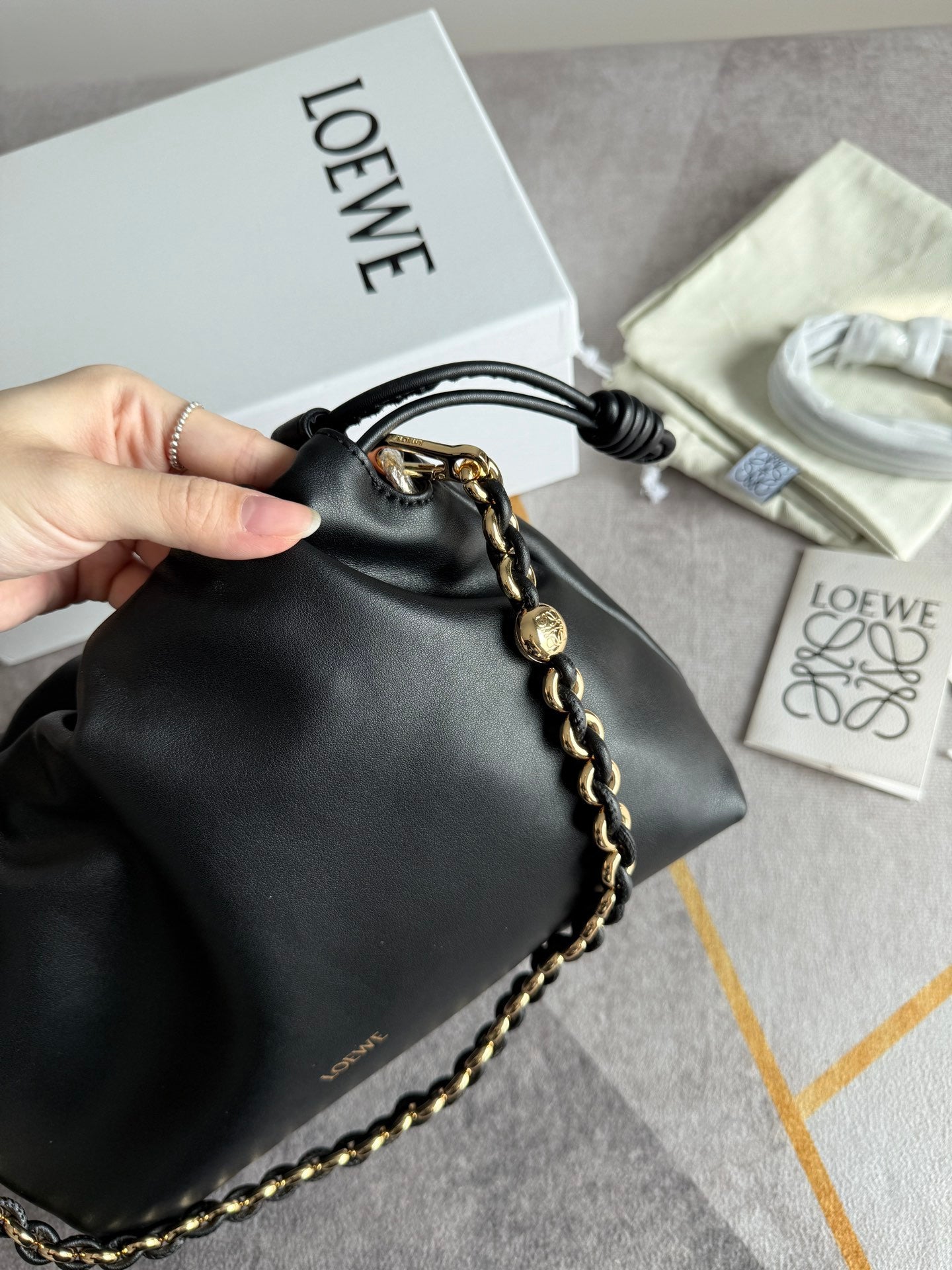 Loewe tote bag black